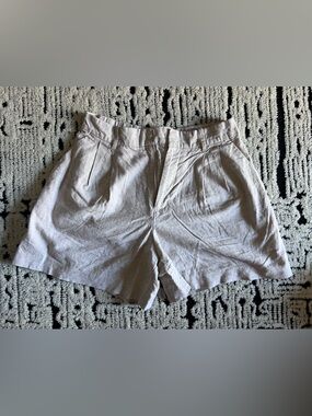 Gap High Rise Linen Blend Shorts